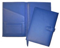 Blue Leather Montly Calendars
